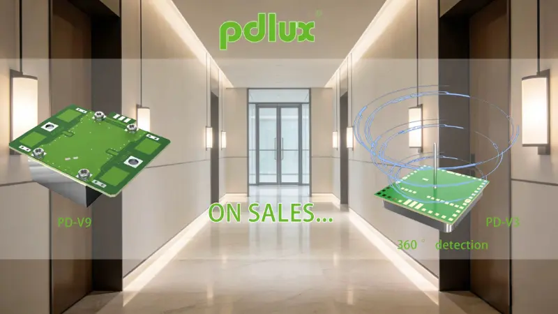 ПД-В9 и ПД-В3 микроталасни сензори покрета